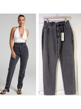NWT Rolla's | Elle Straight Jeans In Comfort Smoke